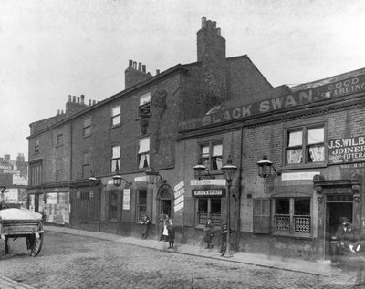 Black Swan Pub in North Street, Leeds, 1898 da English Photographer